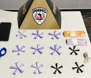 POLÍCIA MILITAR PRENDE AUTOR POR TRÁFICO DE DROGAS E APREENDE ENTORPECENTES EM ITAPECERICA