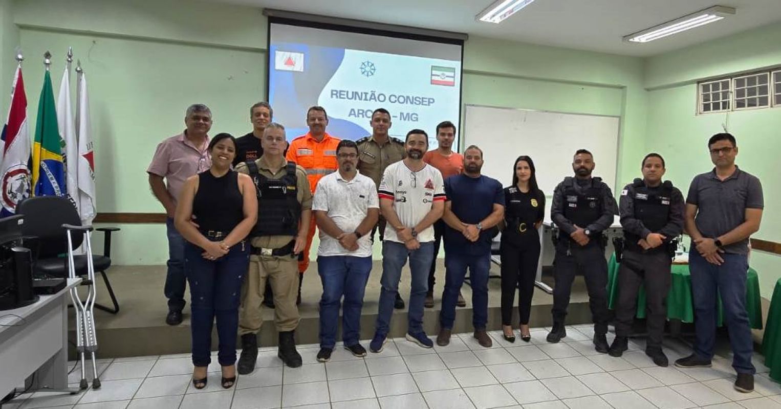 CONSEP – Arcos realiza reunião com autoridades de segurança pública para discutir futuros projetos