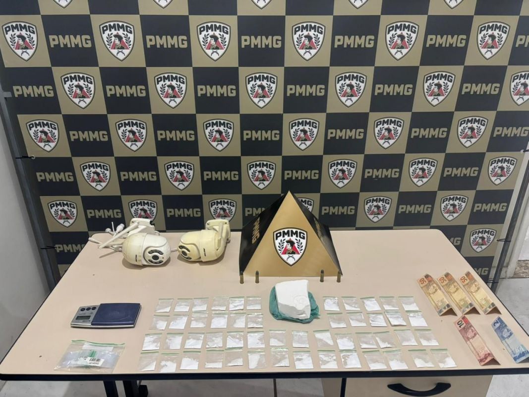 POLÍCIA MILITAR PRENDE HOMEM POR TRÁFICO DE DROGAS EM SANTO ANTÔNIO DO MONTE