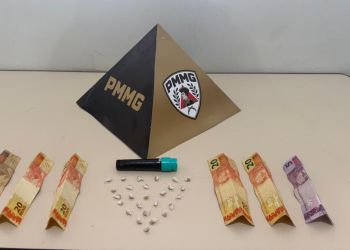 Santo Antônio do Monte - Polícia Militar prende autor por tráfico de drogas