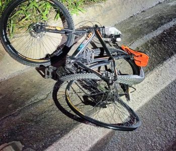 Ciclista morre atropelado por um carro na MG-050 em Córrego Fundo
