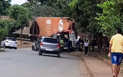 EM BAMBUÍ - ACIDENTE ENVOLVENDO LOCOMOTIVA DEIXA UMA VÍTIMA FATAL